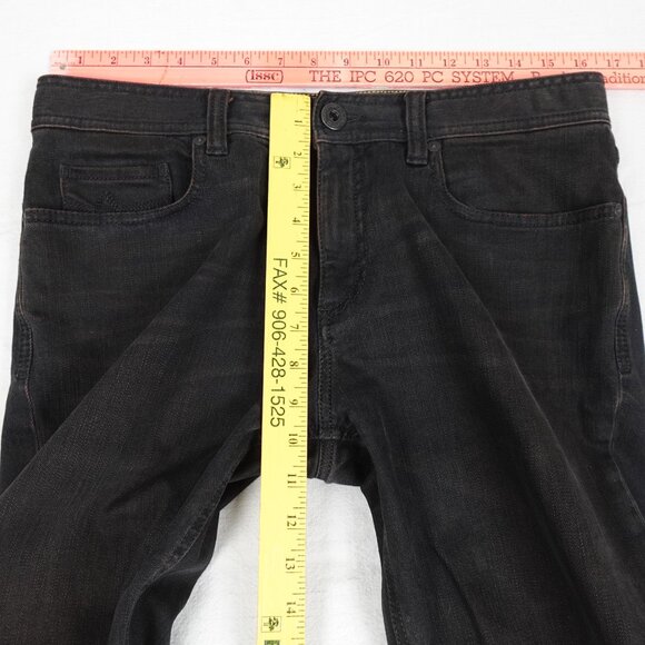 ALBERTO Slim Fit Jeans Men's 33x32 Pipe Black Denim Straight Leg - Picture 10 of 12